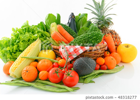 新鮮蔬菜和水果 48318277