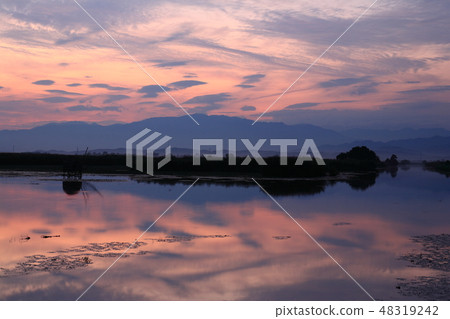 Morning glow of Fukushima-dora 48319242