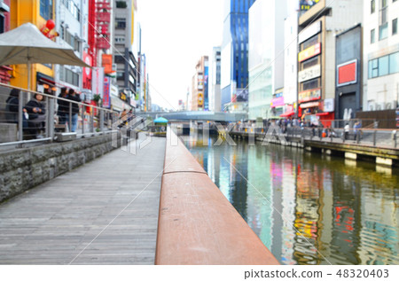 Scenery of Osaka Dotonbori Scenery of Osaka Dotonbori 48320403