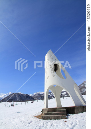 Tsugaike Takahara ski area bell sounding hill slope Tsugaike Takahara ski area bell sounding hill slope 48320419