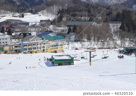 Tsugaike Takahara ski area bell sounding hill slope 48320510