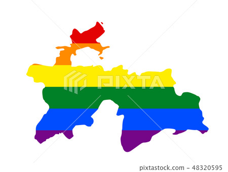 LGBT country map vector 48320595