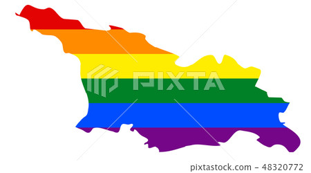 LGBT country map vector 48320772