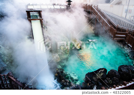 草津溫泉的熱水領域在群馬縣 草津溫泉的熱水領域在群馬縣 48322005