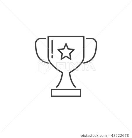 Award Related Vector Line Icon 48322678