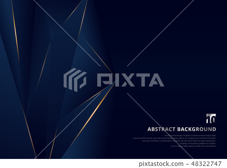 Abstract template dark blue luxury background 48322747