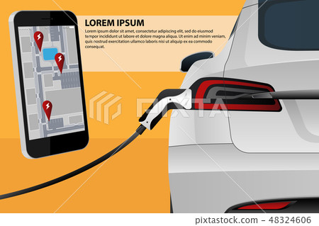 Mobile application for searching charging stations 48324606