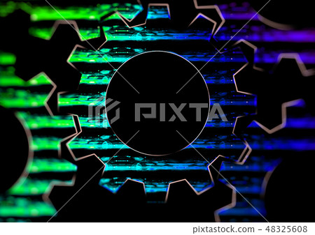 A coupled gear 48325608