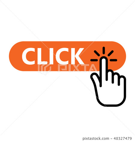 Click button with hand 48327479