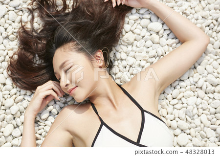 女性夏日美女 女性夏日美女 48328013