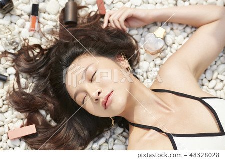 女性夏日美女 女性夏日美女 48328028