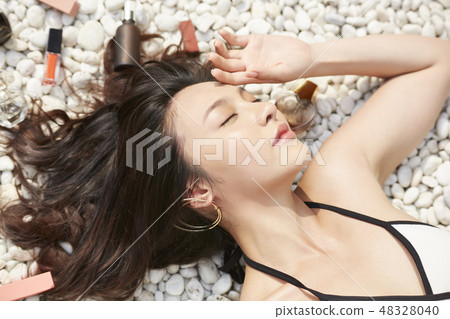 女性夏日美女 女性夏日美女 48328040