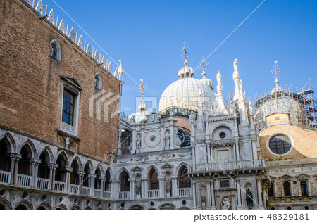 Courtyard of Venice San Marco Square Ducale Palace Courtyard of Venice San Marco Square Ducale Palace 48329181