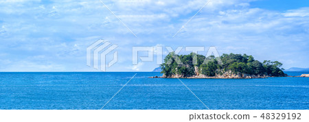 Nagasaki Sasebo Blue Sky White Clouds Summer Ninety-nine Island Ocean Uninhabited Island Sasebo Nagasaki Japan Nagasaki Sasebo Blue Sky White Clouds Summer Ninety-nine Island Ocean Uninhabited Island Sasebo Nagasaki Japan 48329192