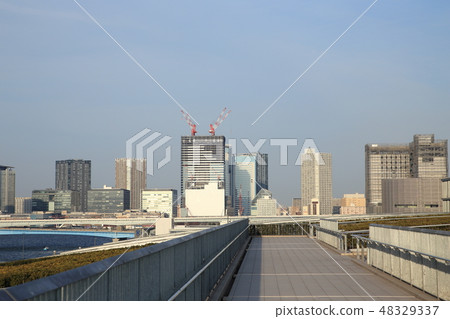 從豐洲市場屋頂綠化廣場景觀 48329337