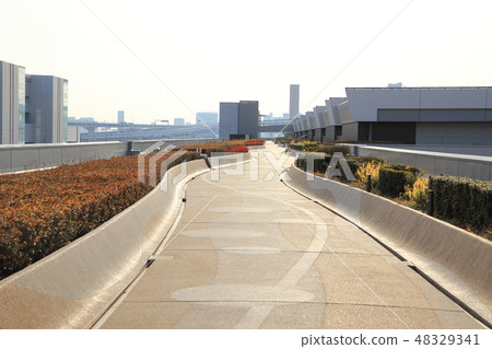 Landscape from Toyosu Market Rooftop Greenery Square 48329341