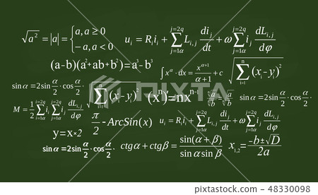 math equations background