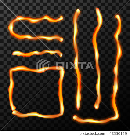 Creative vector illustration of iron weld seam line isolated on transparent background. Art design 48330159