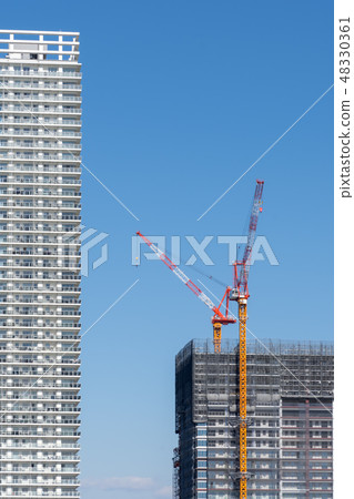 Under Construction Tower Mansion Under Construction Tower Mansion 48330361
