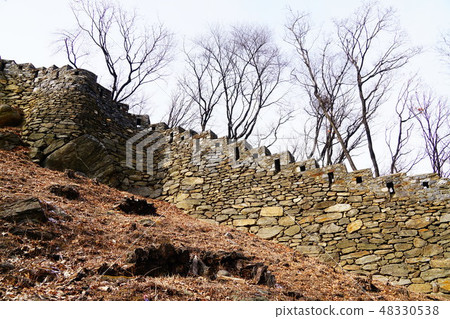 在Nanzan東側的漢城Hanyang Miyakonjo城堡牆壁 48330538