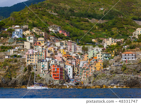 Riomaggiore in Cinque Terre - Italy 48331747