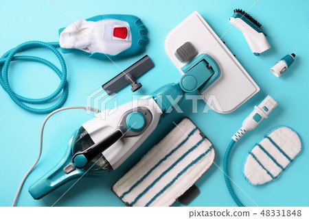 Kit of modern professional steam cleaners  48331848