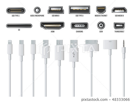 Creative vector illustration of usb computer universal connectors icon symbol isolated on Creative vector illustration of usb computer universal connectors icon symbol isolated on 48333066