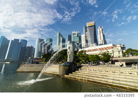 Merlion in Singapore 48333395