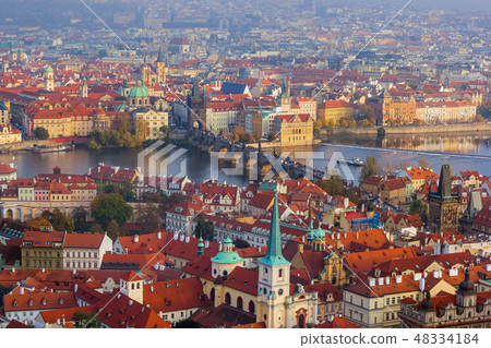Cityscape of Prague - Czech Republic 48334184