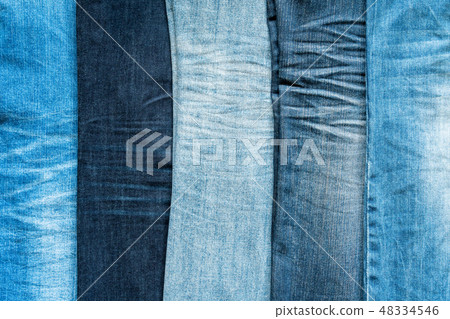 Various blue jeans Various blue jeans 48334546