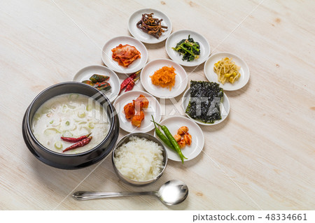 Korean soup Korean white soup Seolleongtang 48334661