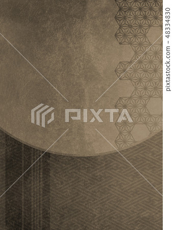 線Saaya塑造大麻葉銅圖像（背景材料） 48334830