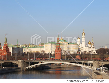 Russian Moscow Kremlin-- the most popular view Russian Moscow Kremlin-- the most popular view 48335048