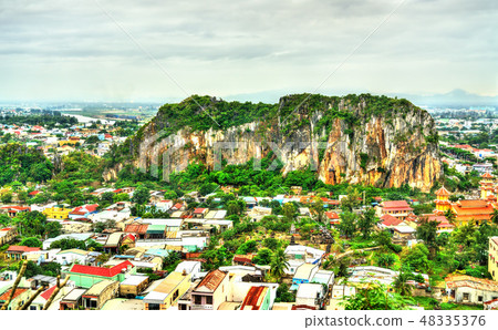 View of Marble Mountains at Da Nang, Vietnam 48335376