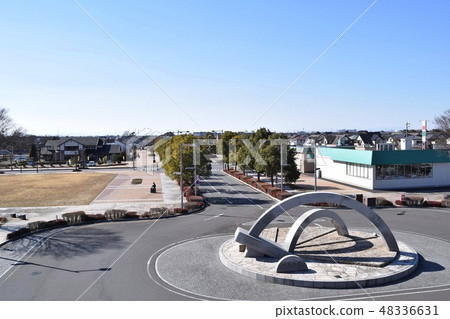 Gunma Prefecture Itakura Toyo-Omae Station West Exit Cityscape Gunma Prefecture Itakura Toyo-Omae Station West Exit Cityscape 48336631