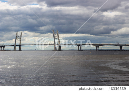 Cable-stayed bridge Cable-stayed bridge 48336889