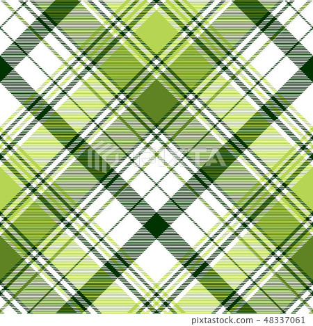 Green ireland abstract check seamless pattern 48337061