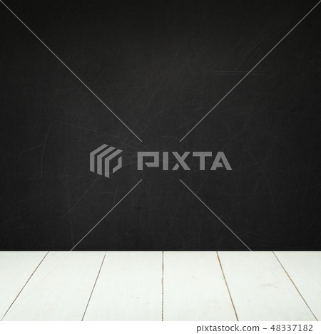 Abstract empty background with blackboard wall  48337182
