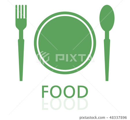 flat icon with cutlery flat icon with cutlery 48337896