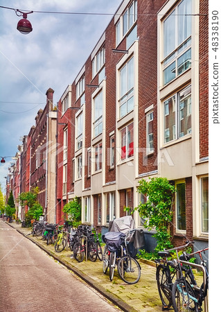 Street in Amsterdam Street in Amsterdam 48338190