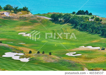 Golf Course on the Sea Shore Golf Course on the Sea Shore 48338537