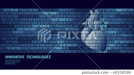 Human heart anatomical medicine shape. Doctor online binary code information data flow innovative Human heart anatomical medicine shape. Doctor online binary code information data flow innovative 48338599