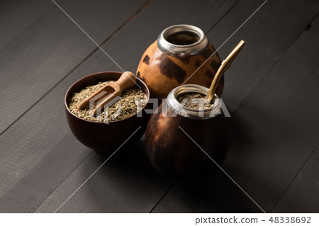yerba mate drink 48338692