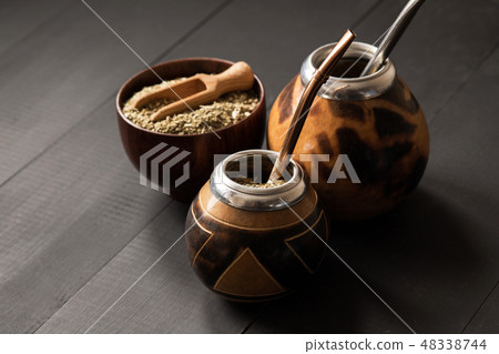 yerba mate drink concept photo 48338744