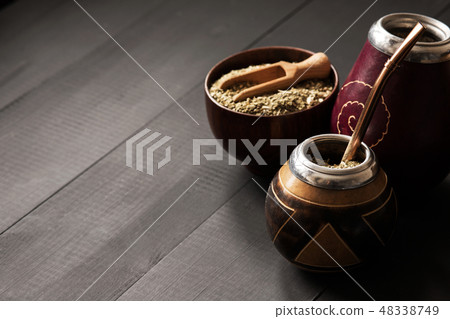 yerba mate drink concept photo 48338749