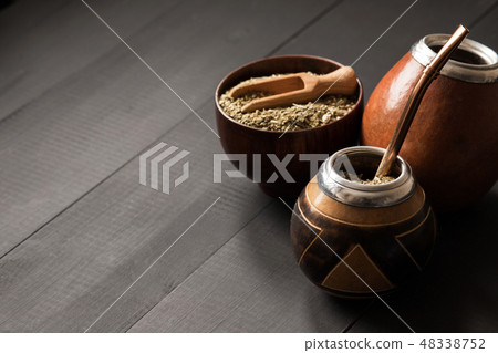 yerba mate drink concept photo 48338752