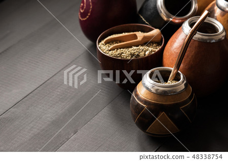 yerba mate drink concept photo 48338754