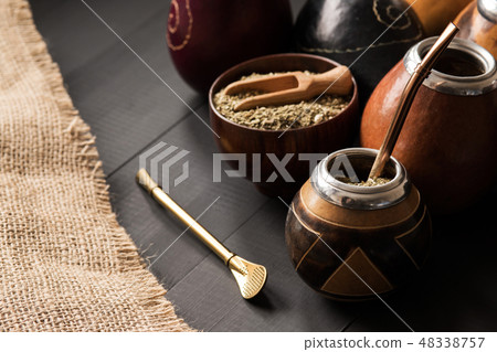 yerba mate drink concept photo 48338757