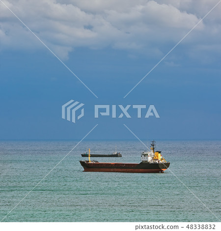 General Cargo Ship in the Sea 48338832