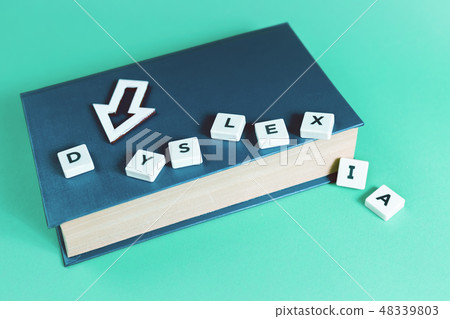 Dyslexia and read words with an open book Dyslexia and read words with an open book 48339803